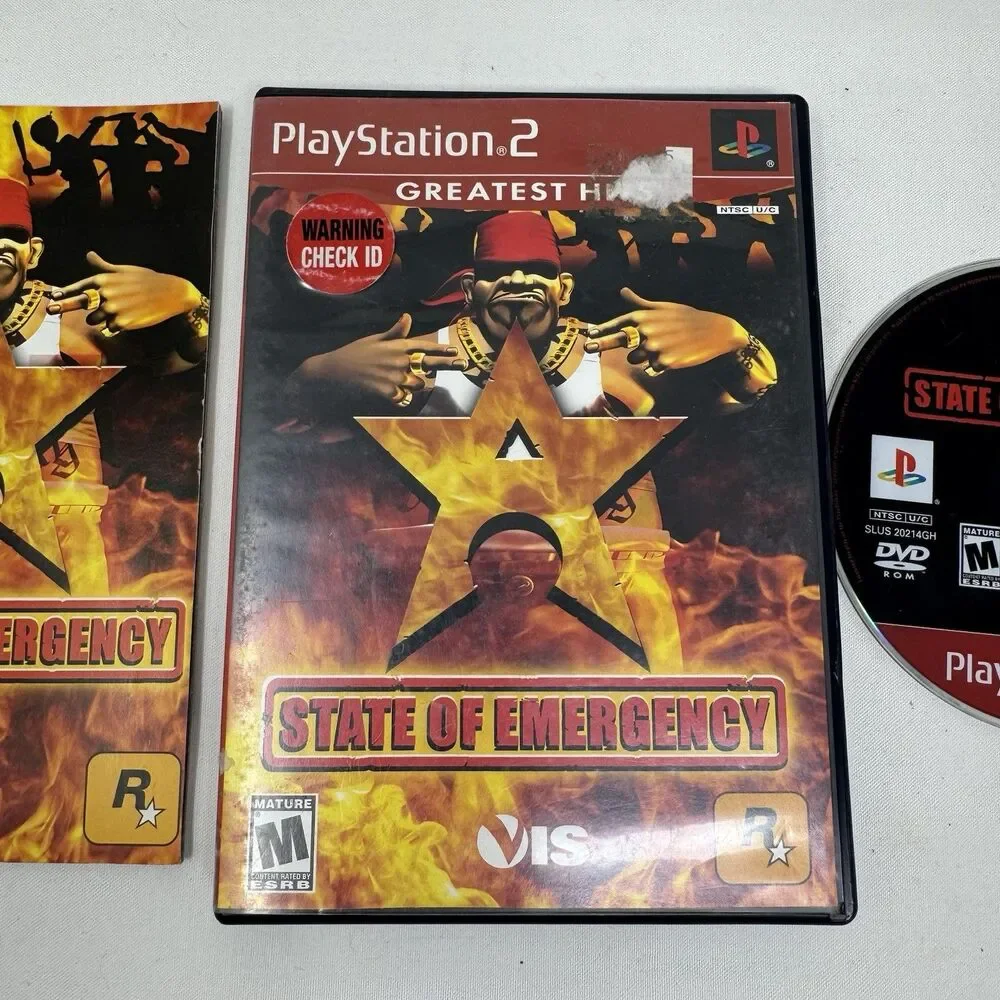 State of Emergency PS2 PlayStation 2 Complete CIB w/ Manual Near Mint (see pics)